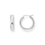 Thomas Sabo Hoop Earrings Boucles d'oreilles en argent de taille moyenne avec un design épais