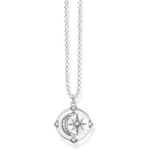 Thomas Sabo Collier Glam & Soul étoile & lune blanc - KE1985-643-14-L50V
