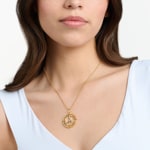 Thomas Sabo Anhänger Peace-Zeichen mit bunten Steinen vergoldet - PE941-996-7