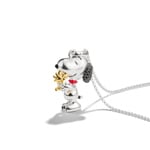 Thomas Sabo Kette Snoopy & Woodstock Pavé Anhänger PEANUTS Vergoldung - KE2345-565-7-L50V