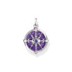 Thomas Sabo pendant Eyes with kosmischen Details and colourful stones silver blackened