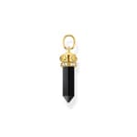 Thomas Sabo Cosmic Amulet Anhänger mit facettiertem Onyx vergoldet - PE955-177-11