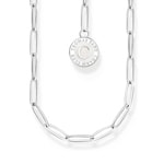 Thomas Sabo Member Charm-Kette mit weissem Charmista Coin Silber - X2089-007-21