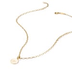 Thomas Sabo Member Charm-Kette mit weissem Charmista Coin vergoldet - KE2328-413-39