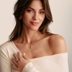 Thomas Sabo Member Charm-Kette mit weissem Charmista Coin vergoldet - KE2328-413-39