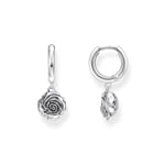Thomas Sabo Midnight Rose Creolen Silber