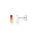 Thomas Sabo Ohrstecker bunte Steine silber