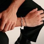 Thomas Sabo Rebel at Heart Armband Zopf schmal Wild Horses Silber - A2226-637-21-L19v