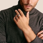 Thomas Sabo Rebel at Heart Bandring mit schwarzen Zirkonia-Steinen Silber - TR2512-643-11