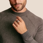 Thomas Sabo Rebel at Heart Chevalière Dragon Œil de tigre rouge Rebel Icons argent - TR2517-826-10