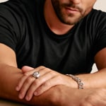 Thomas Sabo Rebel at Heart Chevalière Tête de mort Rebel Icons argent - TR2511-643-11