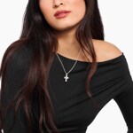 Thomas Sabo Rebel Basics Silver Cross pendant - PE980-001-21