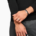 Thomas Sabo Rebel Basics Silver crossed ring - TR2492-001-21