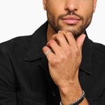 Thomas Sabo Rebel Basics Ring mit Linien Silber - TR2503-637-21