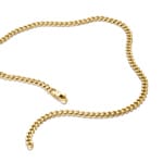 Thomas Sabo Rebel Steel Panzerkette Edelstahl 316L Goldig - KE2406-S02-39-L55