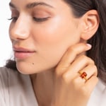 Thomas Sabo Bague pierre orange - TR2297-971-8