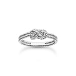 Thomas Sabo Bague corde avec noeud argent