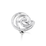 Thomas Sabo Ring Wave with white stones
