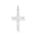 Thomas Sabo Sparkling White Kreuzanhänger mit weissen Steinen Silber