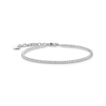 Thomas Sabo Sparkling White Bracelet en argent avec petites pierres en zirconium blanc