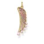 Thomas Sabo Sterling Silver Glam & Soul Pendentif Aile de Colibri Multicolore Or