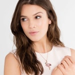 Thomas Sabo sterling silver glam & soul pendant Flamingo - PE700-633-9