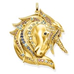 Thomas Sabo Sterling Silver Glam & Soul Pendentif Royalty Licorne Dorée - PE821-959-7