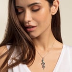 Thomas Sabo Sterling Silver Glam & Soul Anhänger Schlange - PE804-845-17