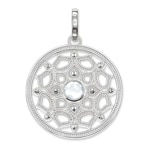 Thomas Sabo sterling silver glam & soul pendant white lotos - PE690-692-14