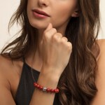 Thomas Sabo Sterling Silver Glam & Soul Armband Ethno rot - A1681-062-10