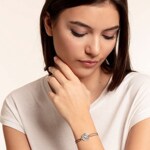 Thomas Sabo sterling silver glam & soul bracelet little secret Compass Faith Love Hope - LS078-401-5-L20v