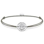 Thomas Sabo sterling silver glam & soul bracelet little secret Compass Faith Love Hope - LS078-401-5-L20v