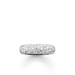 Thomas Sabo Sterling Silver Glam & Soul Bandring Crushed Pavé - TR2030-051-14