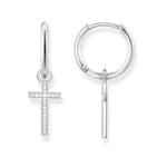 Thomas Sabo Sterling Silver Glam & Soul Creolen Kreuz