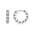 Thomas Sabo sterling silver glam & soul Creoles skulls