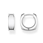Thomas Sabo Sterling Silver Rebel at Heart Creolen Puristisches Silber