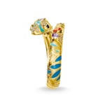 Thomas Sabo Sterling Silver Glam & Soul Bague Serpent Multicolore Or - TR2286-974-7