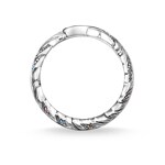 Thomas Sabo Sterling Silver Glam & Soul Damenring Feder Silber - TR2284-342-7