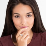 Thomas Sabo sterling silver glam & soul Ladies ring forever together - TR2099-051-14