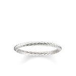 Thomas Sabo sterling silver glam & soul Ladies ring cord look
