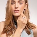 Thomas Sabo Sterling Silver Glam & Soul Damenring Krone Blätter Silber - TR2282-051-14