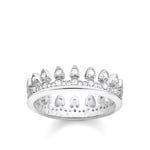 Thomas Sabo Sterling Silver Glam & Soul Damenring Krone