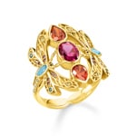 Thomas Sabo sterling silver glam & soul Ladies ring Dragonfly