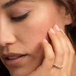 Thomas Sabo Sterling Silver Glam & Soul Bague pour Femmes Royalty Pierres Multicolores - TR2148-068-7