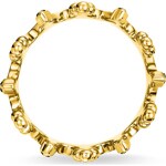 Thomas Sabo Sterling Silver Glam & Soul Damenring Royalty Krone Gold - TR2224-959-7