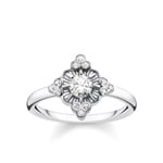 Thomas Sabo Sterling Silver Glam & Soul Damenring Royalty Weiss