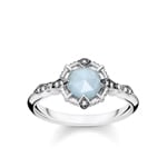 Thomas Sabo Sterling Silver Glam & Soul Damenring Vintage Hellblau - D_TR0043-902-31