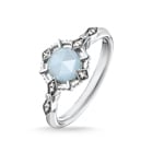 Thomas Sabo Sterling Silver Glam & Soul Damenring Vintage Hellblau - D_TR0043-902-31