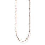 Thomas Sabo Sterling Silver Glam & Soul Chaîne Maille Jaseron Or Rose