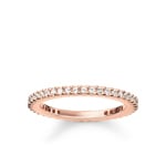 Thomas Sabo Sterling Silver Glam & Soul Eternityring Pavé
